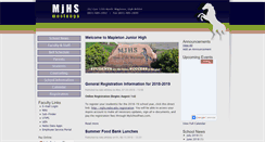 Desktop Screenshot of mjhs.nebo.edu