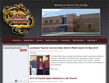 Tablet Screenshot of landmark.nebo.edu