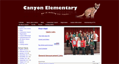 Desktop Screenshot of canyon.nebo.edu